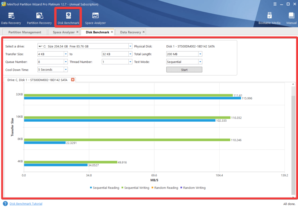 Disk Benchmarking