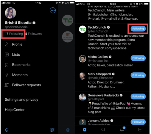 How To Unfollow Someone From The Following List-2