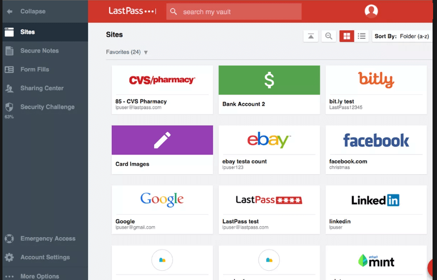 LastPass password saver