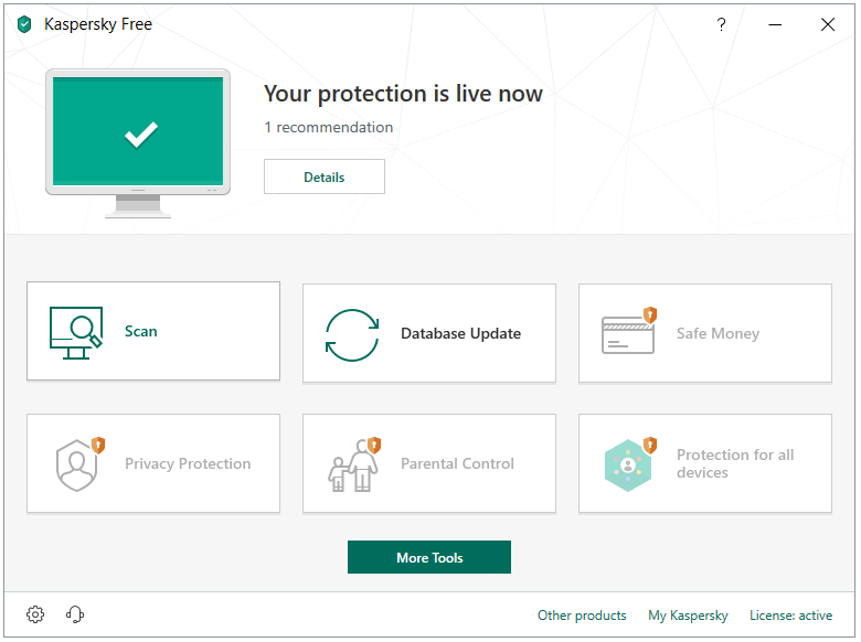 Options Available with Free version