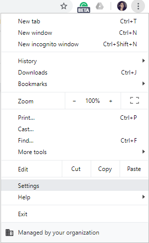 Settings Tab step-1