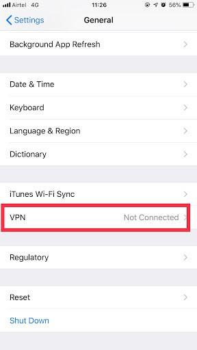 Setup A VPN service -1