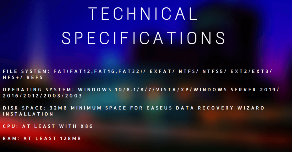 Techhnical Specifications