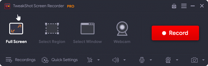 TweakShot Screen Recorder