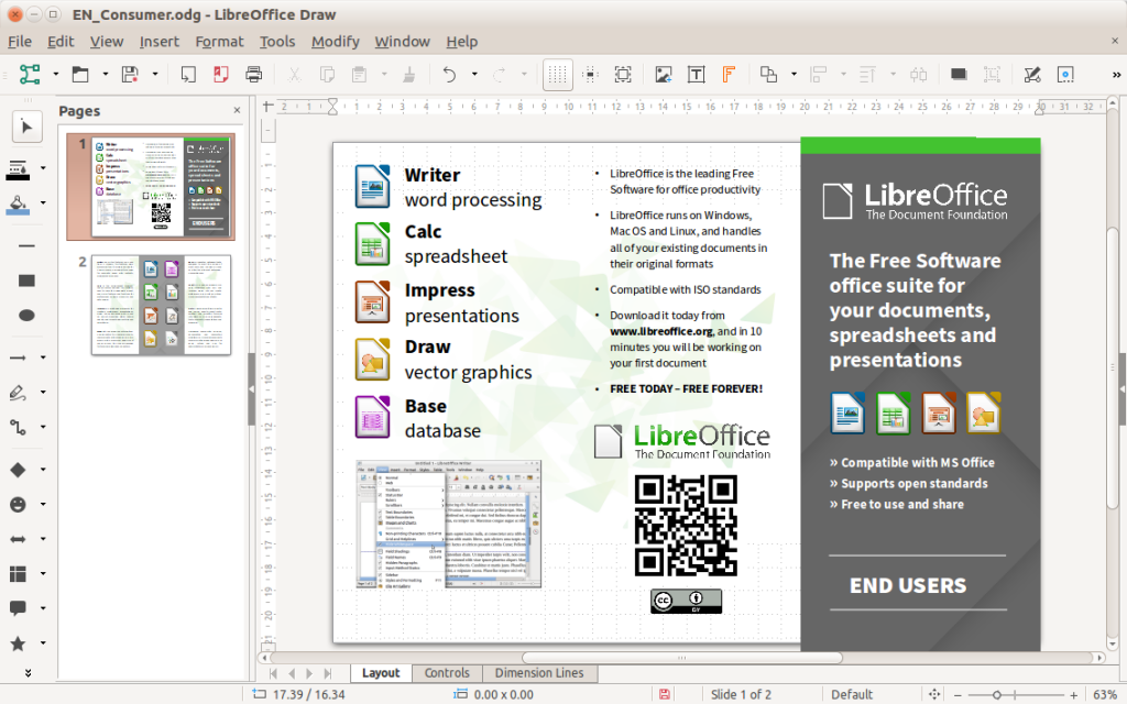 free for mac download LibreOffice 7.5.5