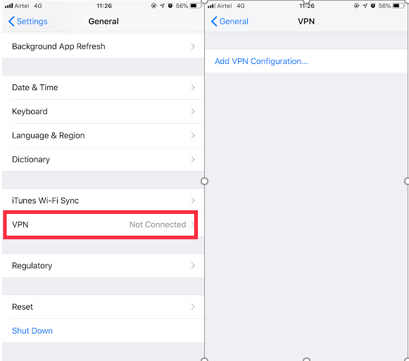manually on ios -1