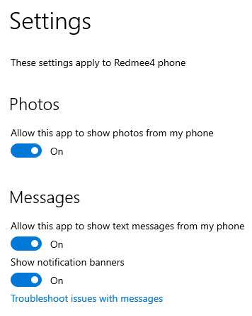 Access photos Using Your Phone app