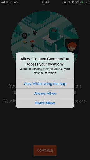 Allow Trusted Contacts
