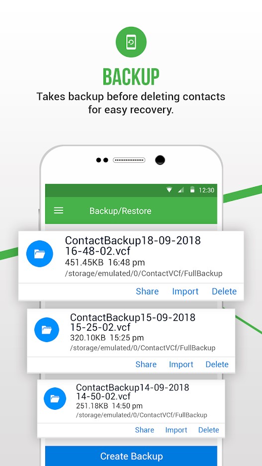 Duplicate Contacts Fixer backup