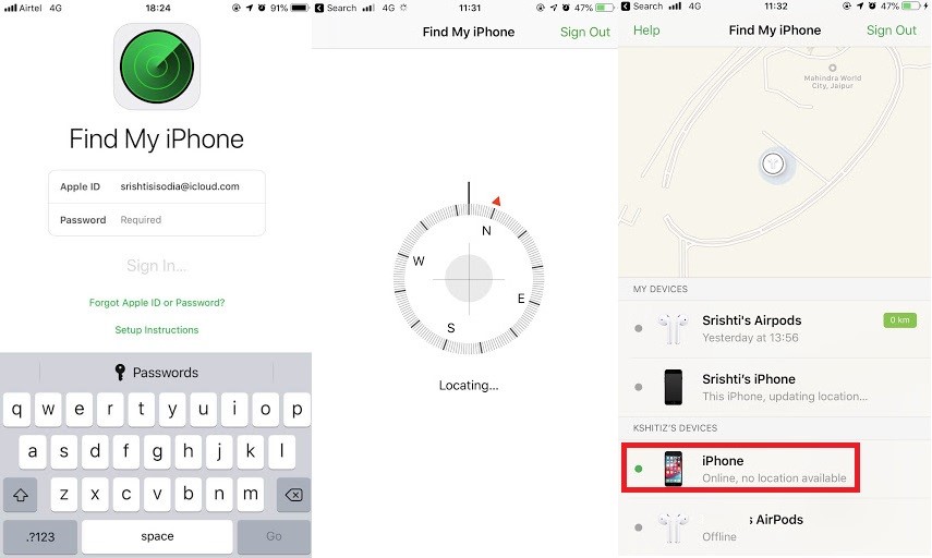 Find My iphone