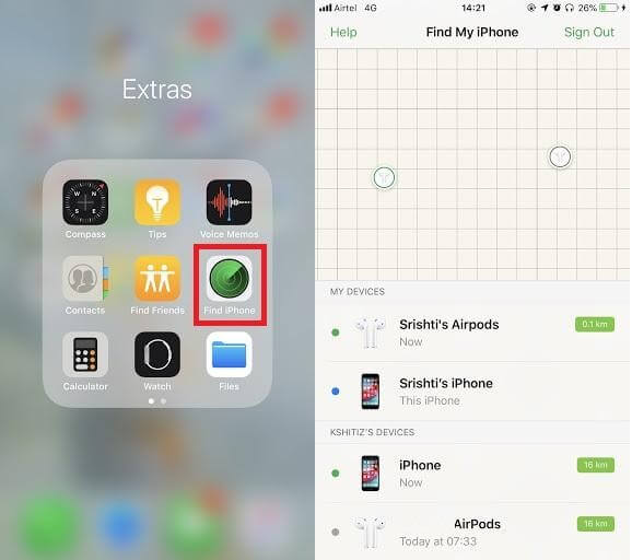 Find Your Lost AirPods