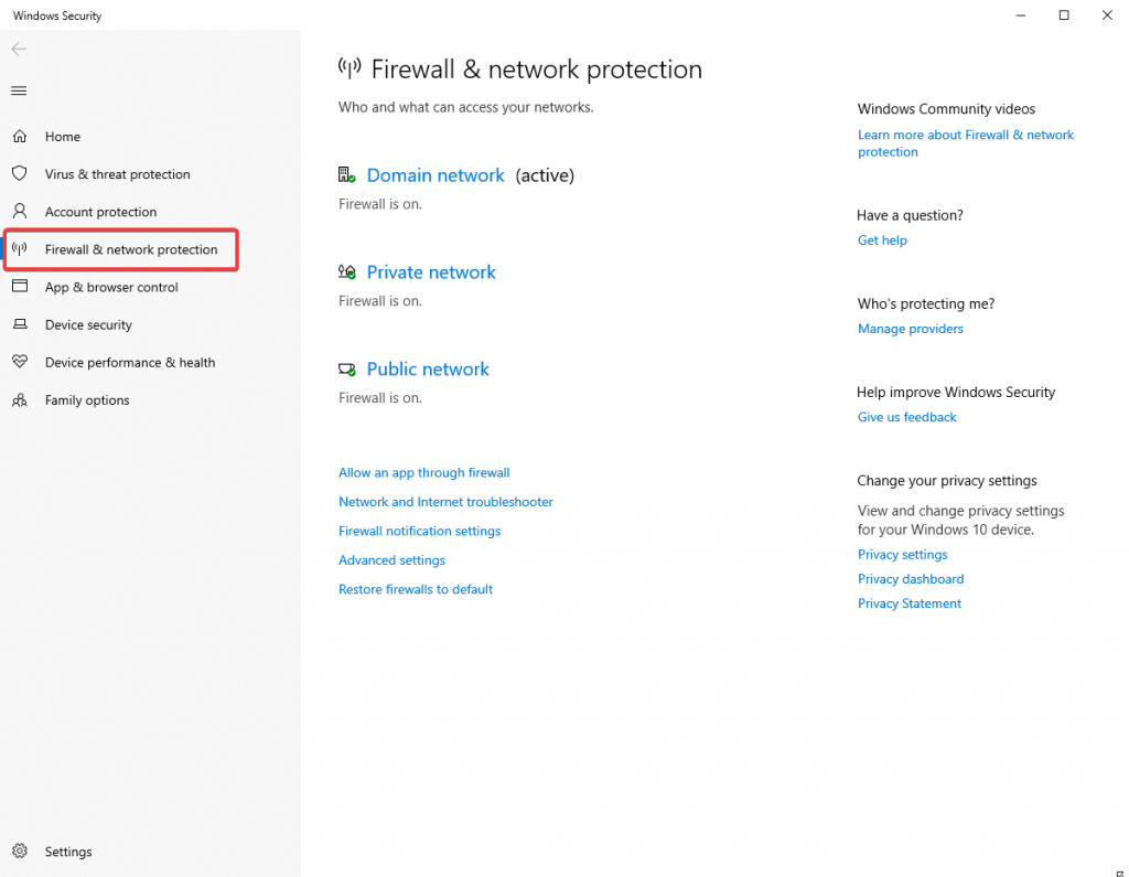 Method 5 Check Windows Firewall-2