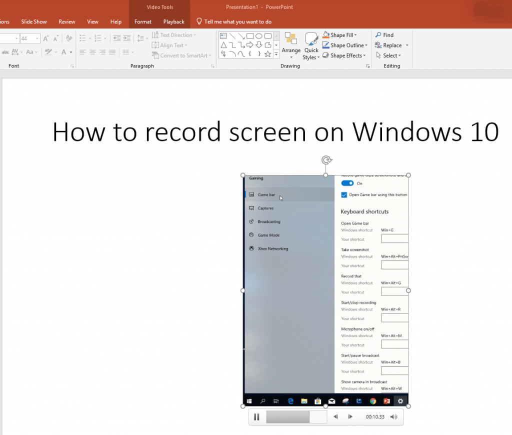 record presentation windows 10