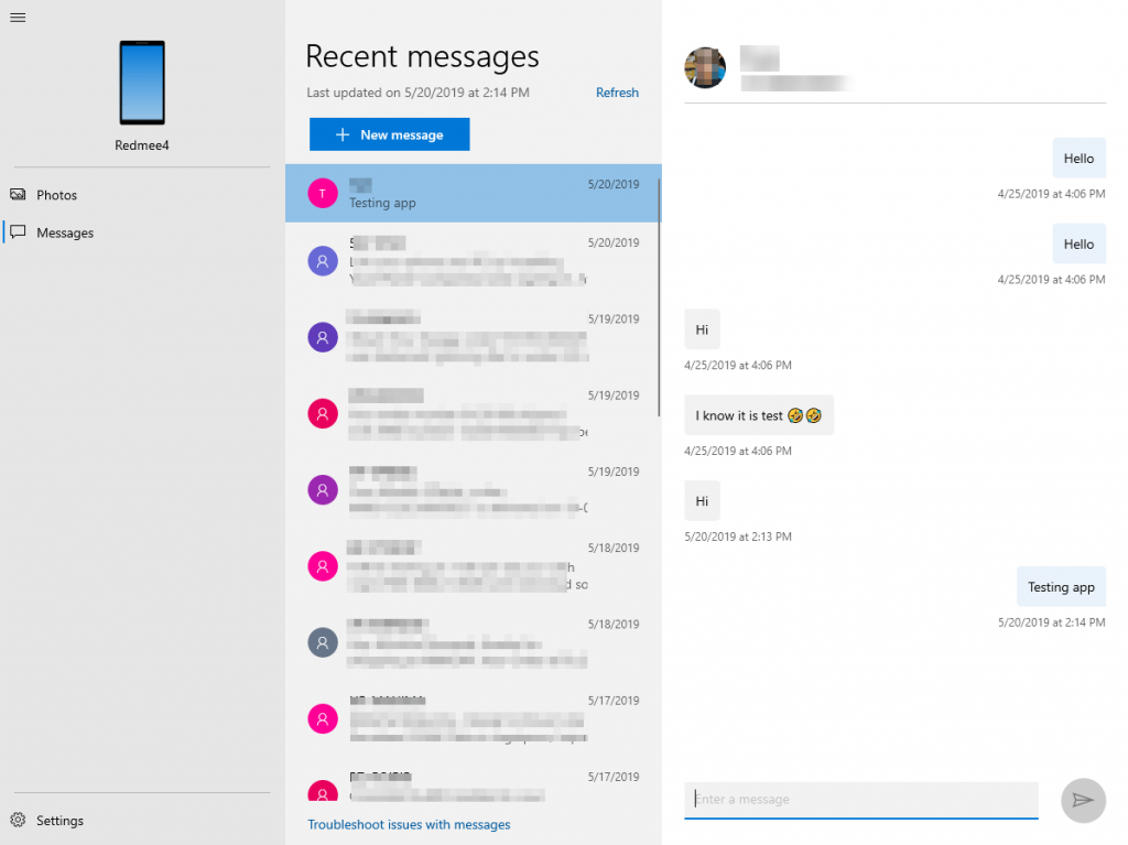Send text Using Your Phone App-1
