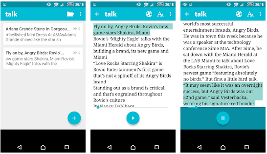 text reader app android