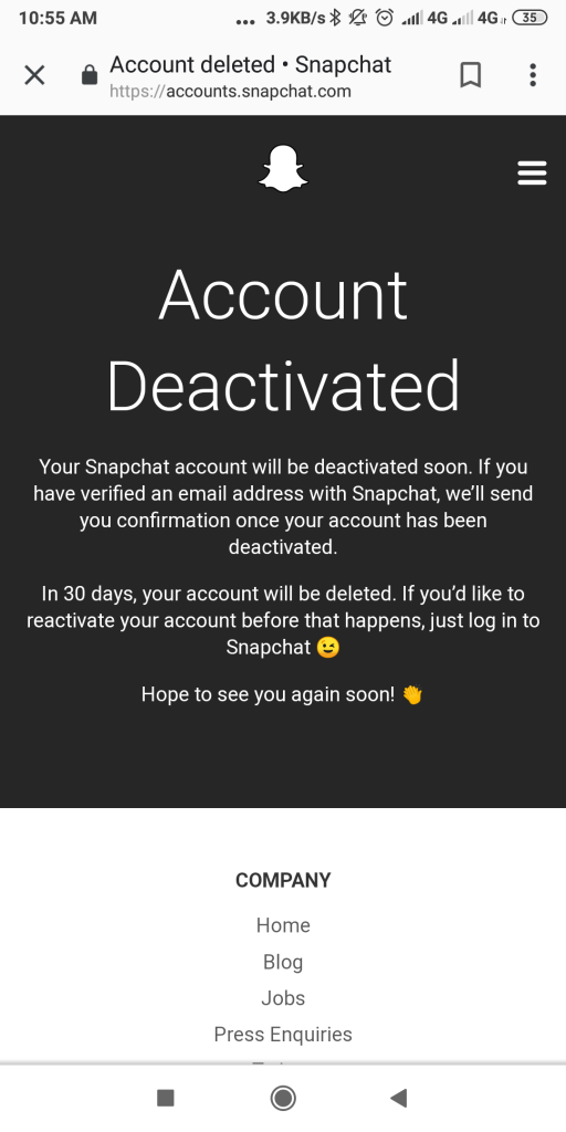 log in to snap account