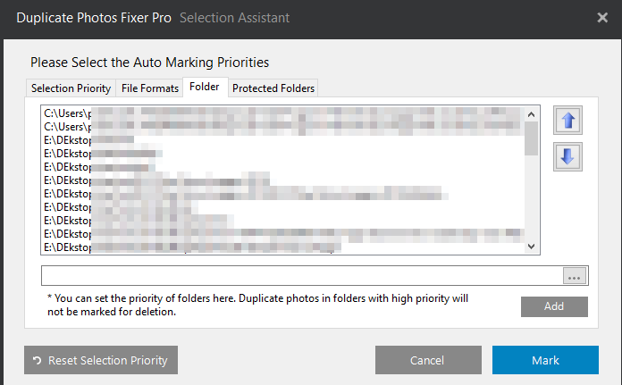 auto marking DPF