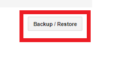 backup and restore