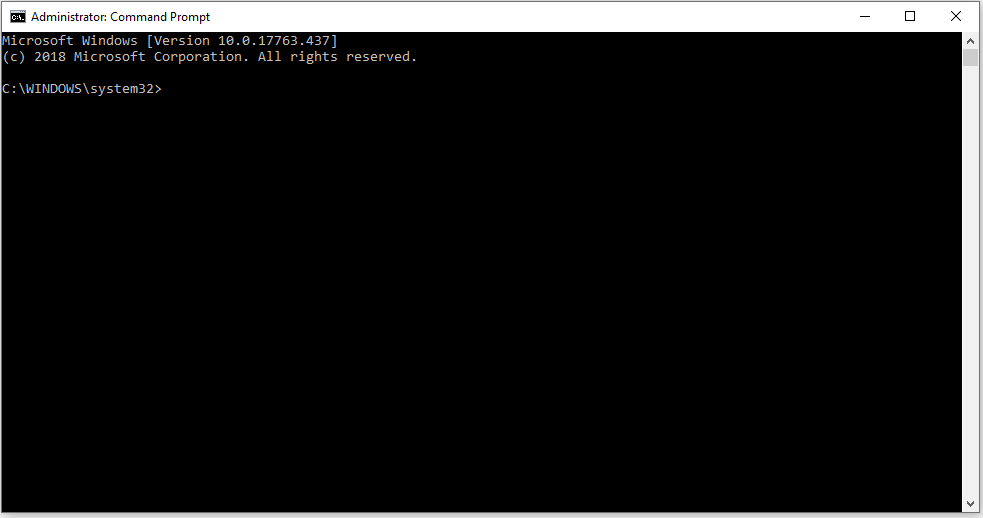 cmd window