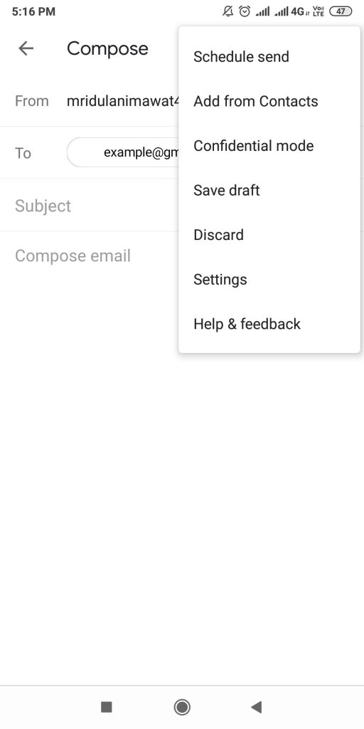 schedule email pass later