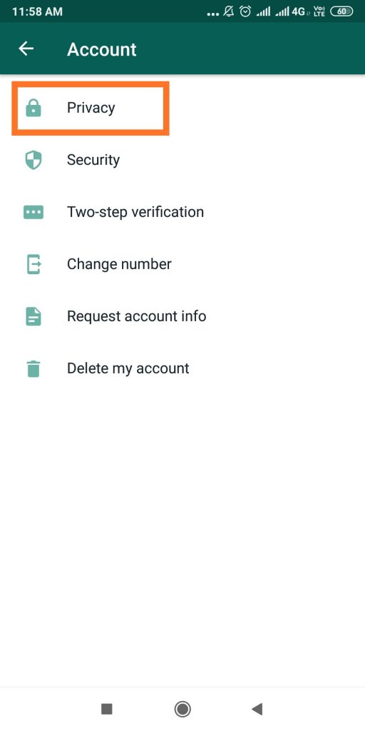 whatsapp privacy