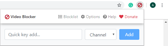 Block YouTube Channel on pc