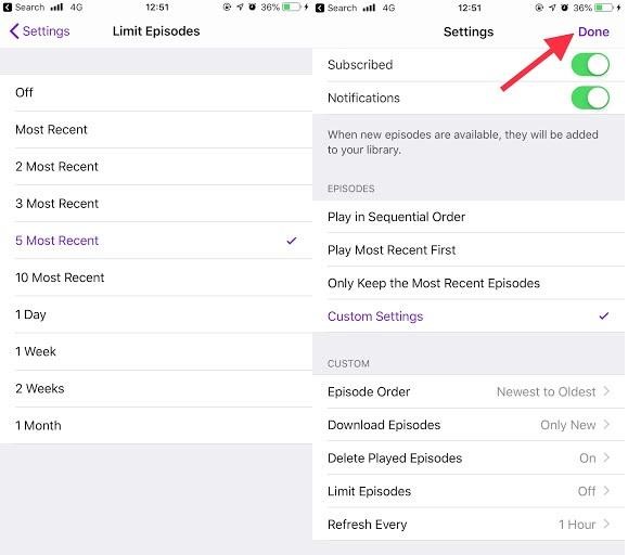 Fix iPhone Storage Full Issue with setting