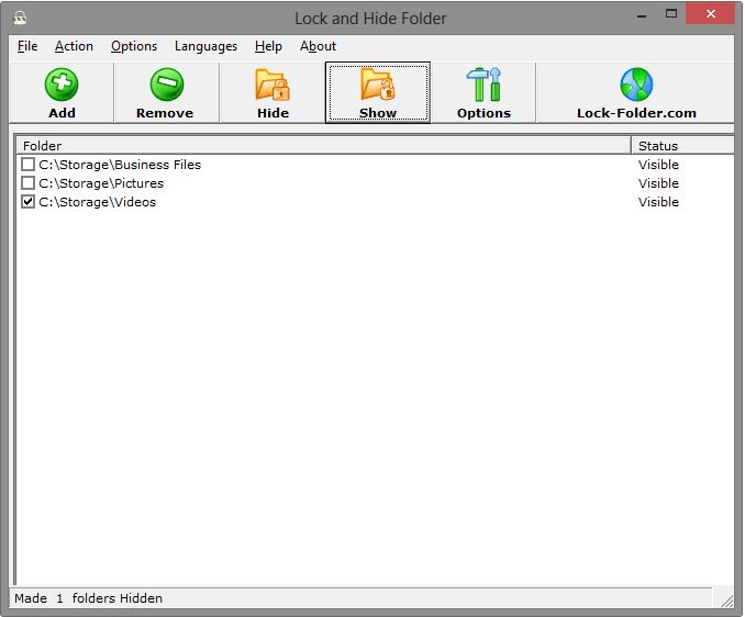 lock files in windows