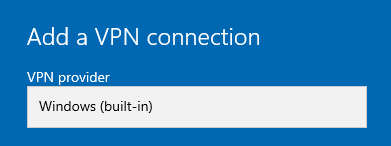 Manually Configure VPN On Windows 10-3