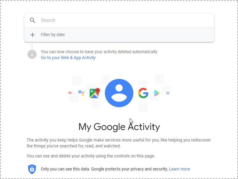 Not Share Your Search History With Google