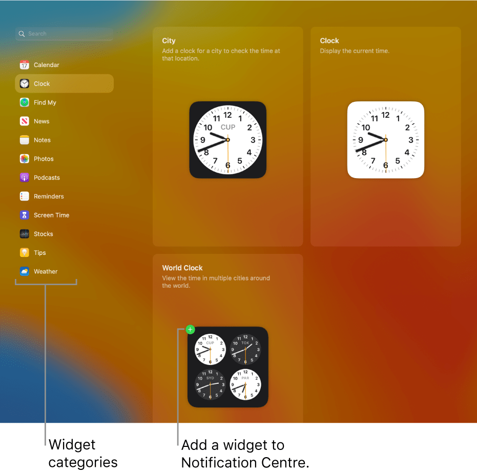 Notifications Centre