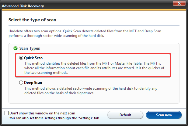 Recover Files Deleted By PowerShell step-4