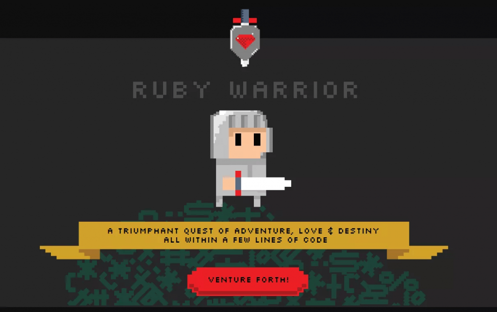 Ruby Warrior code learning game