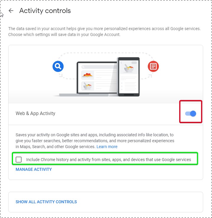 Share Your Search History With Google