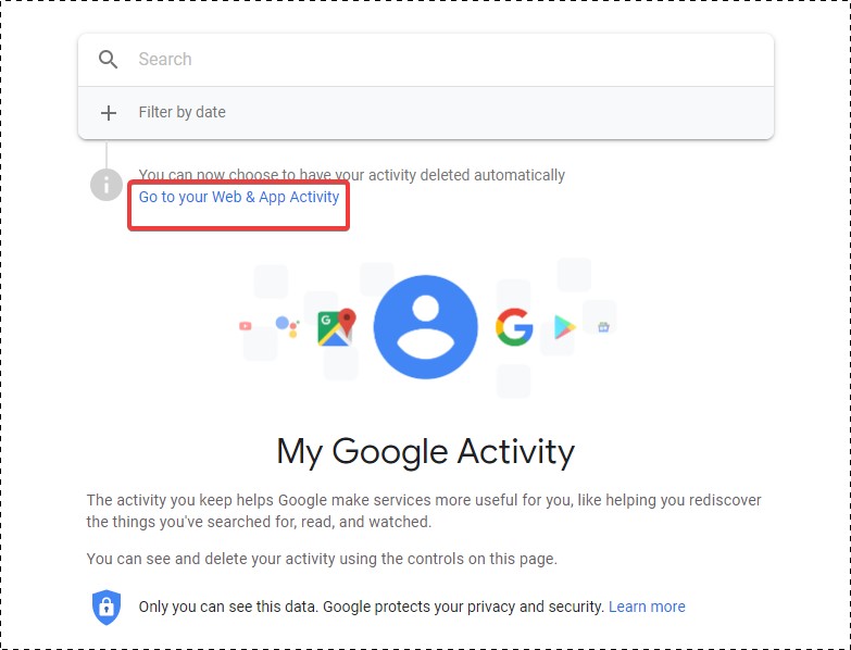 Share Your Search History With Google