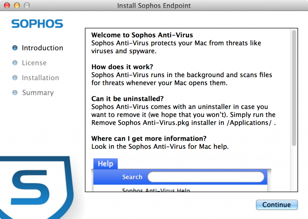 Sophos for Mac