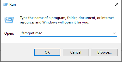 Use Run Command To View Shared Files In Windows 10