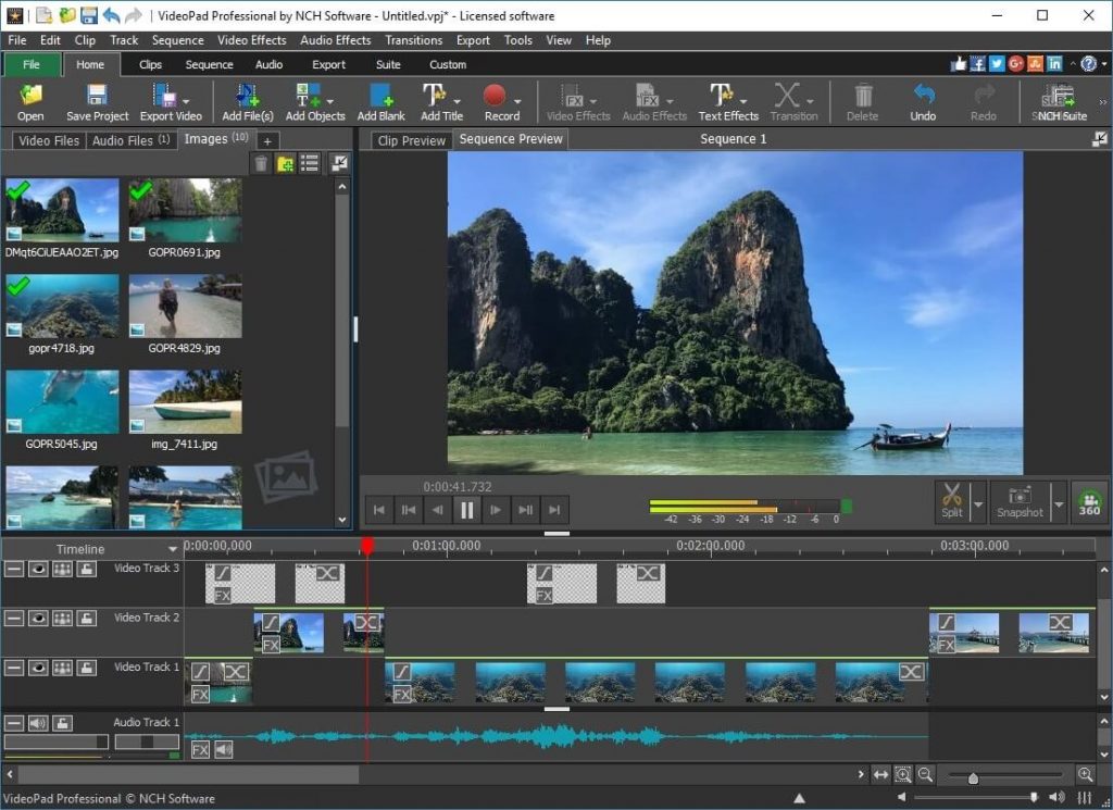 VideoPad Video Editor for Windows