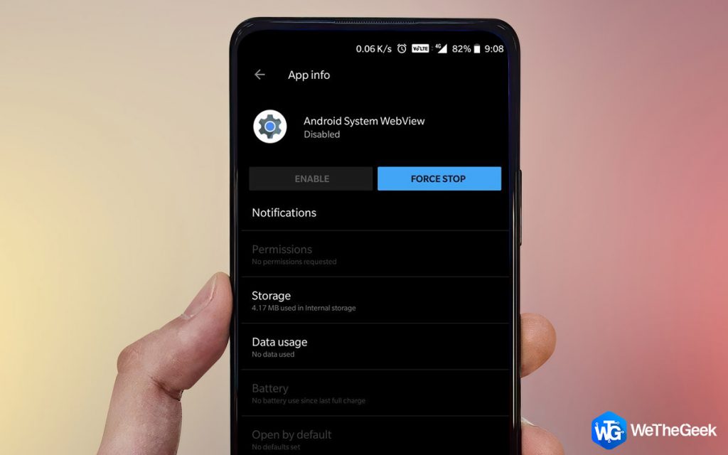 How To Enable Disable Android System Webview Quick Steps