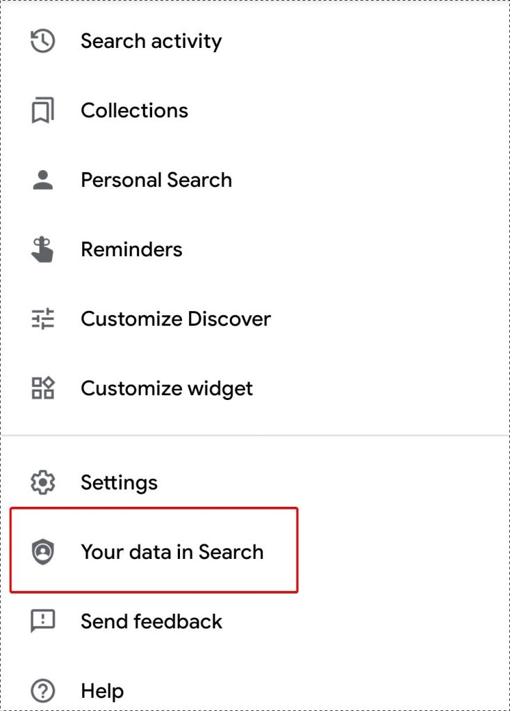 your data