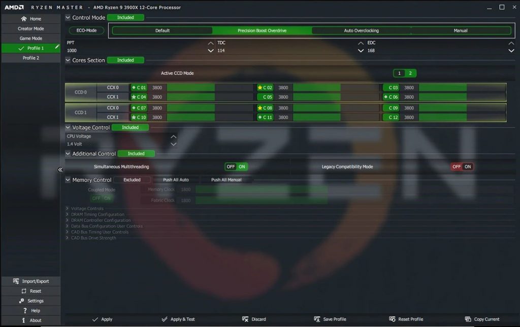 AMD Ryzen Master