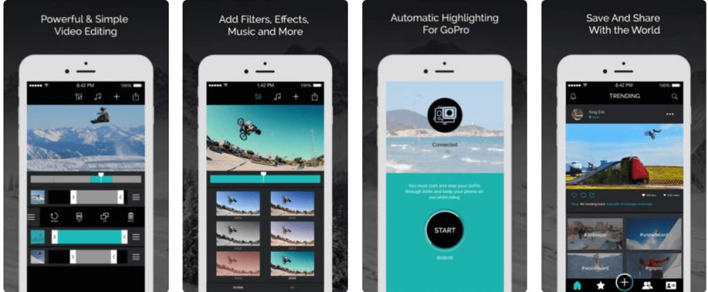 Antix- gopro editing app