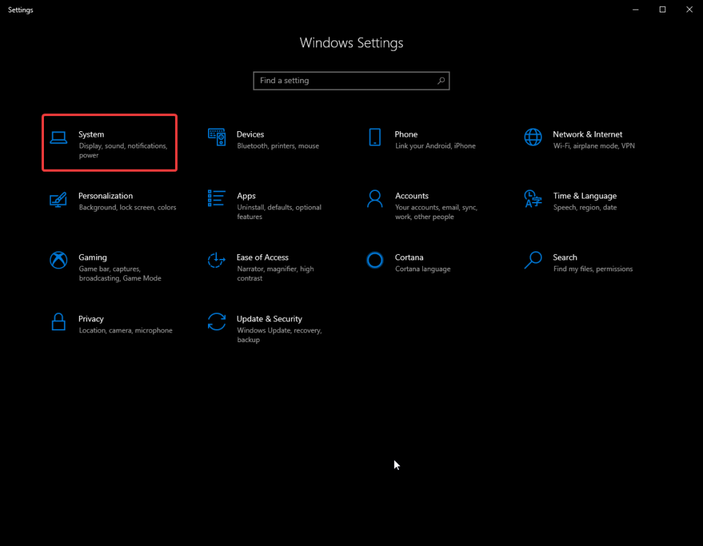 Enhance Audio settings