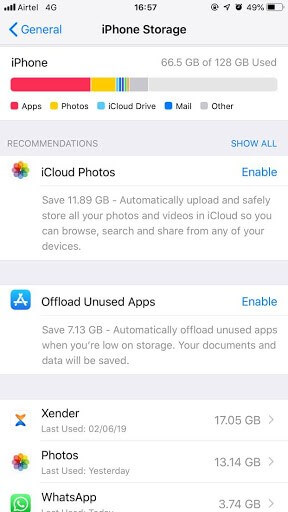 Free Up Space On iPhone