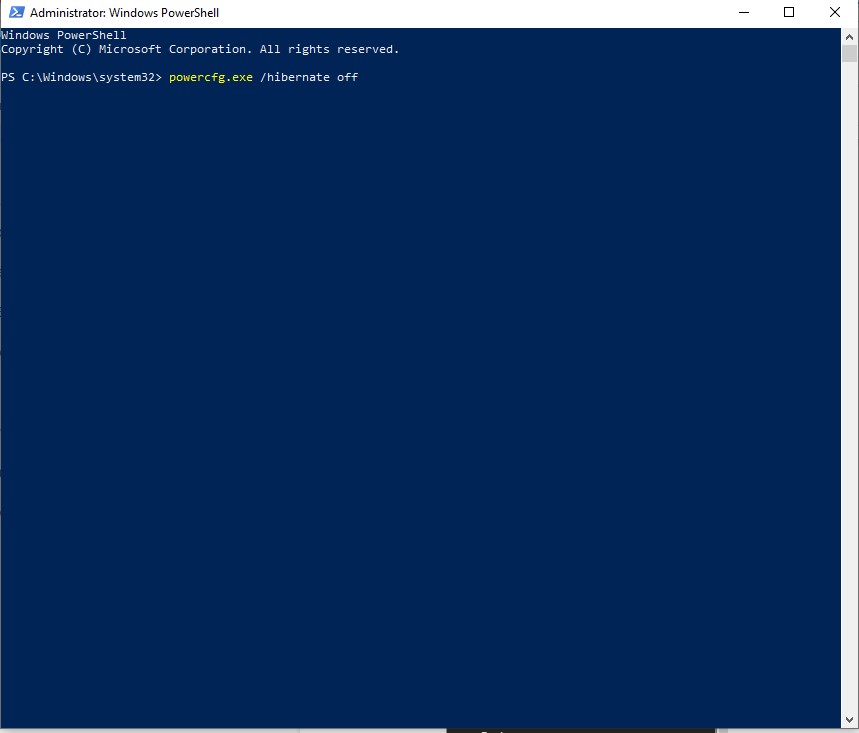 Hibernation File WPS