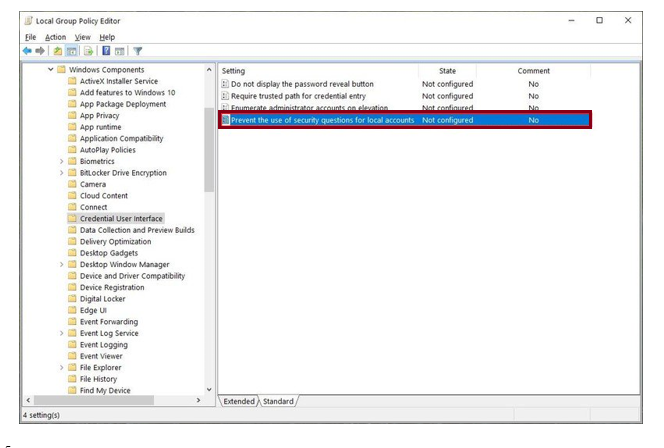 Local Group Policy Editor