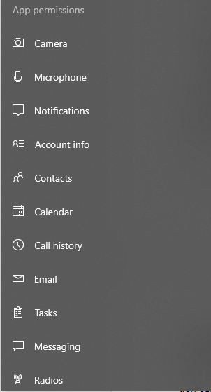 Manage App Access to Different Information