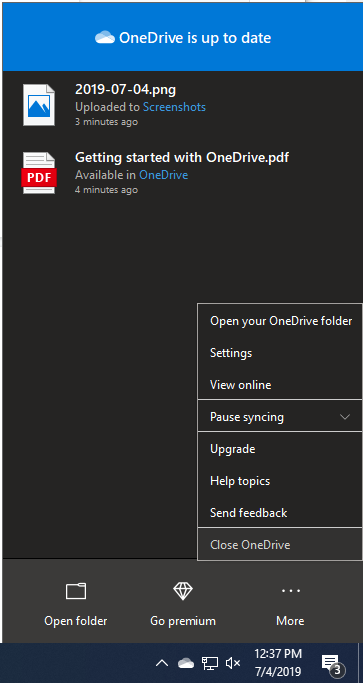 onedrive download windows 10