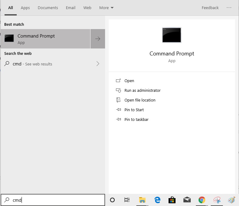 command prompt