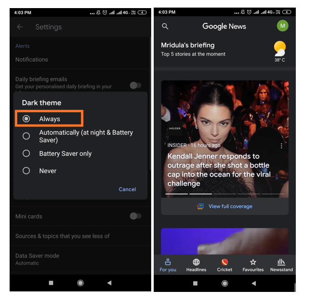dark mode in google google news-1